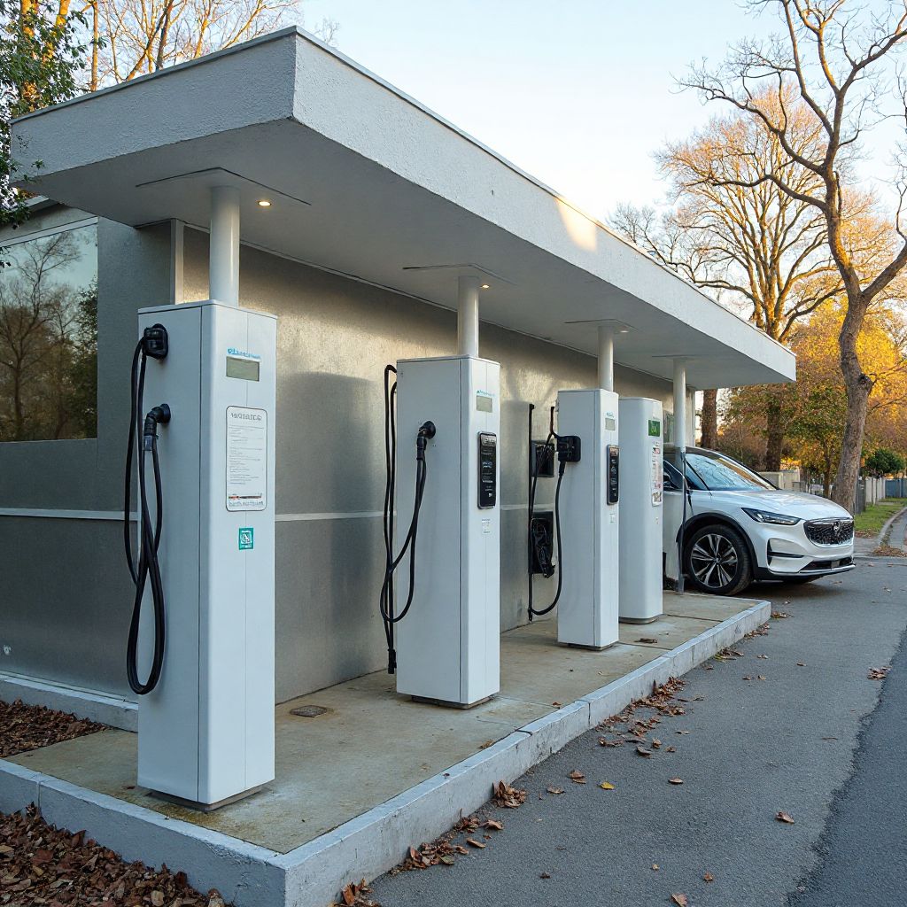 Estación de carga en Argentina